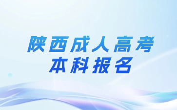 2024年陜西成人高考本科在線報名入口？