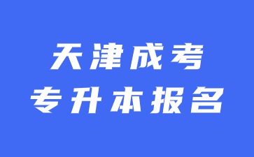 2024年天津成考专升本报名入口