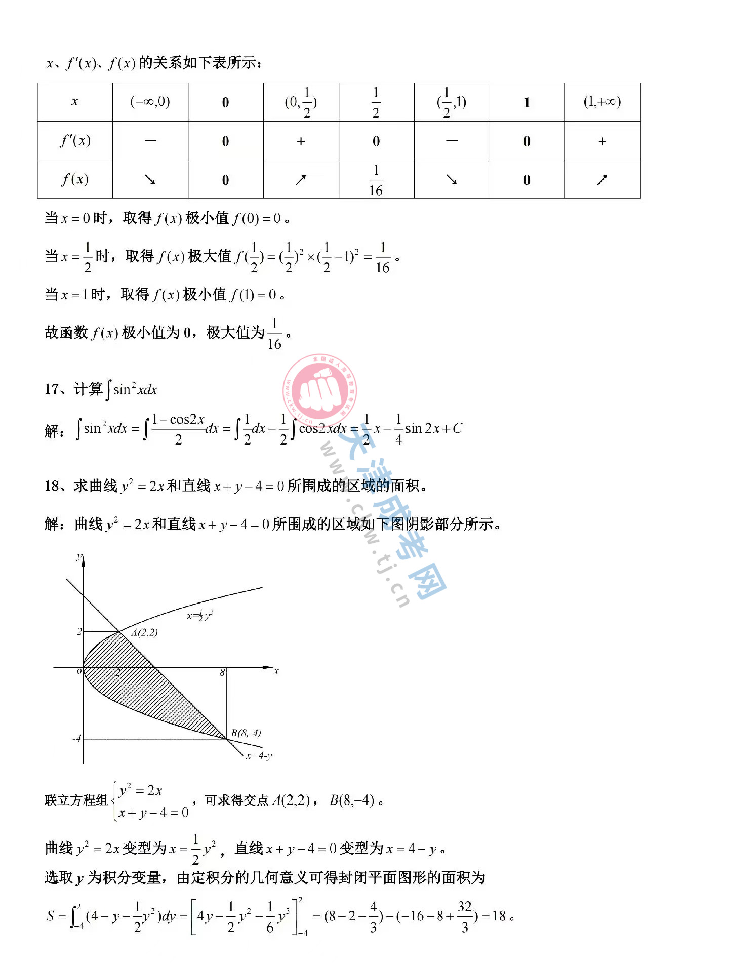 2024年天津成人高考专升本《高等数学二》真题及答案04.jpg